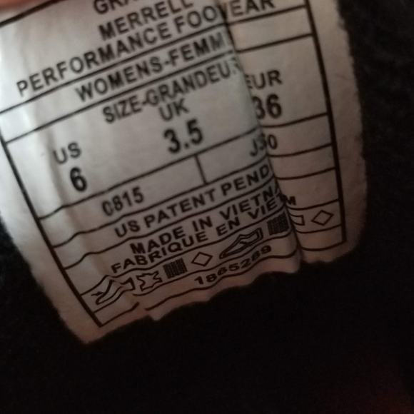 Merrell Moab Low Gray Suede Granite Hiking Shoes - Picture 8 of 8